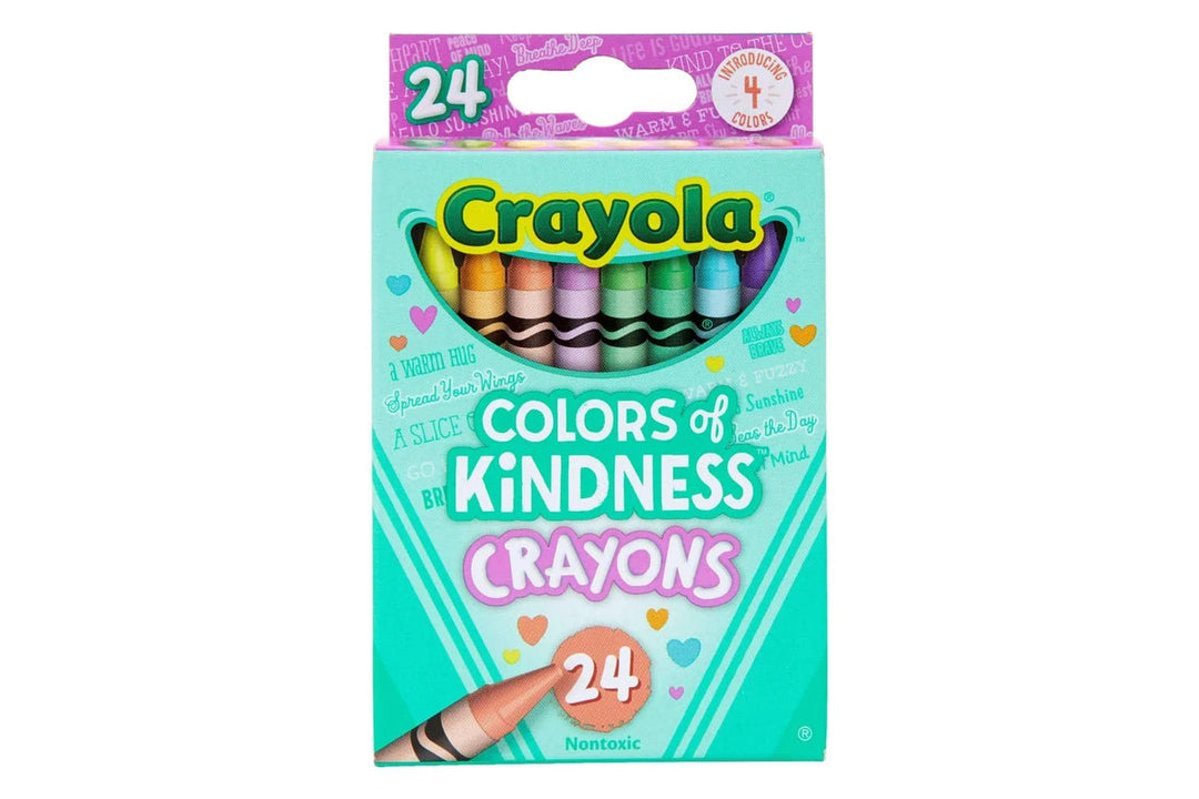Crayola Colours of Kindness Crayons (24 Pack) - 071662301163 - Jedko Games - The Little Lost Bookshop