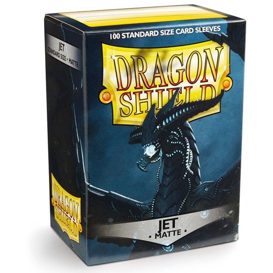Dragon Shield: Sleeves Matte (Jet) - 5706569110246 - Dragon Shield - The Little Lost Bookshop