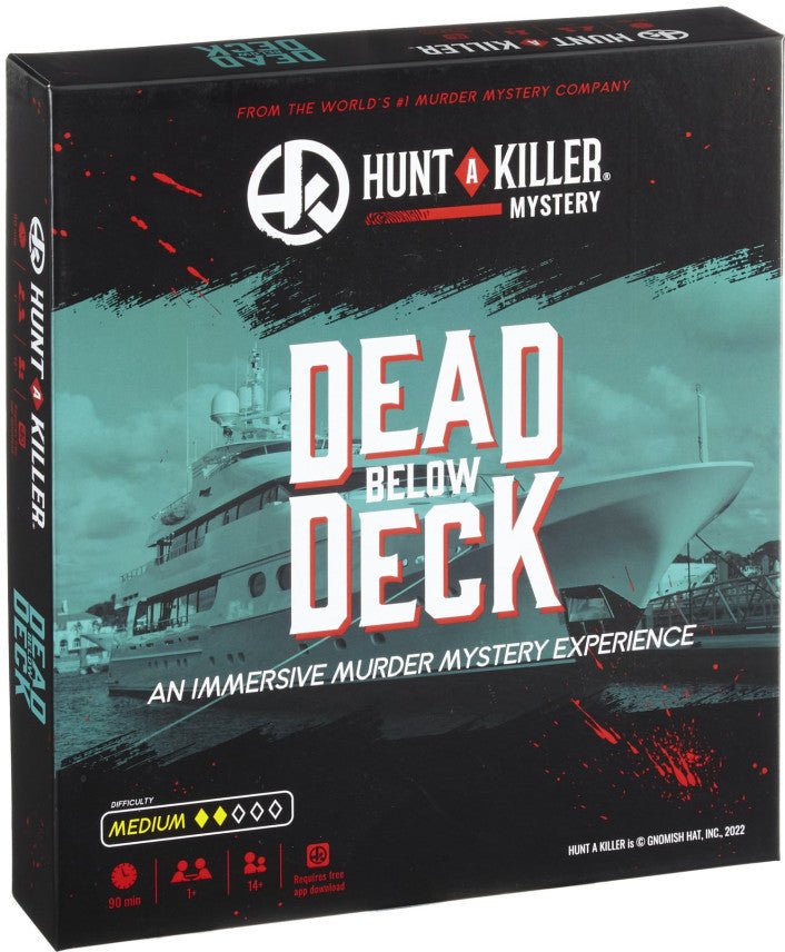 Hunt A Killer - Dead Below Deck - 850050117032 - Game - Hunt A Killer - The Little Lost Bookshop