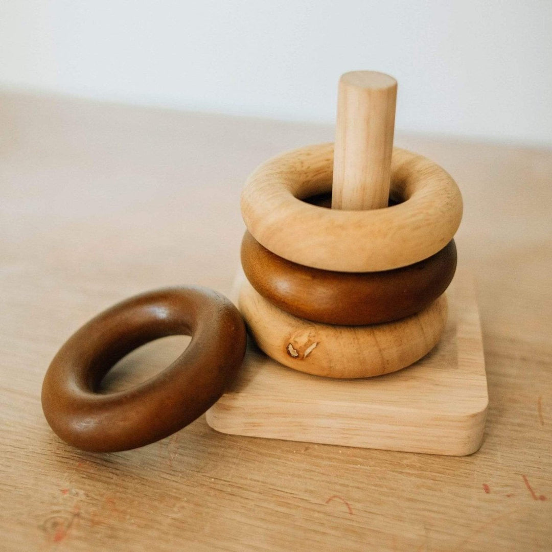 Montessori Baby Rings - QToys - The Little Lost Bookshop