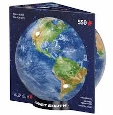 Planet Earth Tin: 550 pc Jigsaw Puzzle - 628136658621 - Jedko Games - The Little Lost Bookshop