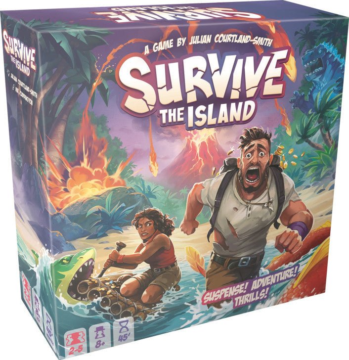 Survive The Island - 3558380119197 - Board Game - Asmodee - The Little Lost Bookshop