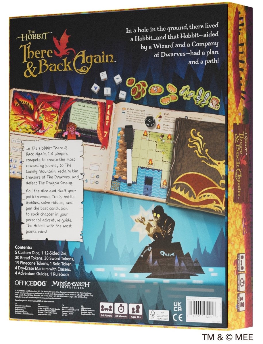 The Hobbit - There and Back Again - 841333132248 - Game - Asmodee - The Little Lost Bookshop
