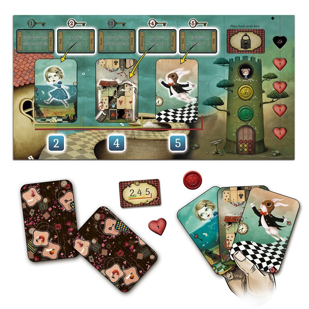 Wonderland Words - 860036001576 - Board Game - The Little Lost Bookshop - The Little Lost Bookshop