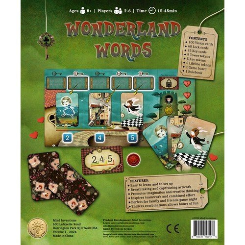 Wonderland Words - 860036001576 - Board Game - The Little Lost Bookshop - The Little Lost Bookshop