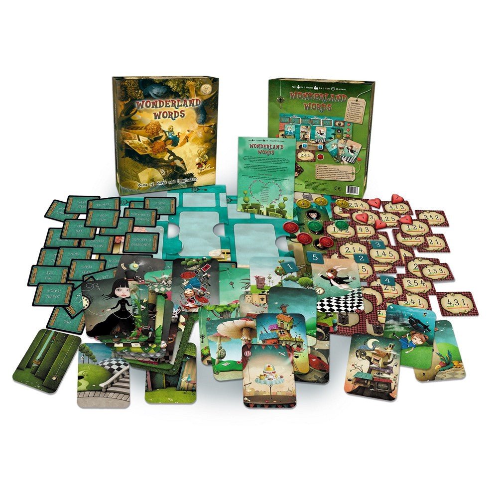 Wonderland Words - 860036001576 - Board Game - The Little Lost Bookshop - The Little Lost Bookshop