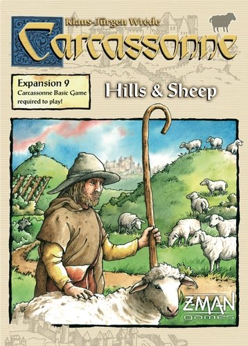 Carcassonne #9 Hills & Sheep - 841333104375 - Carcassonne - Z-Man Games - The Little Lost Bookshop
