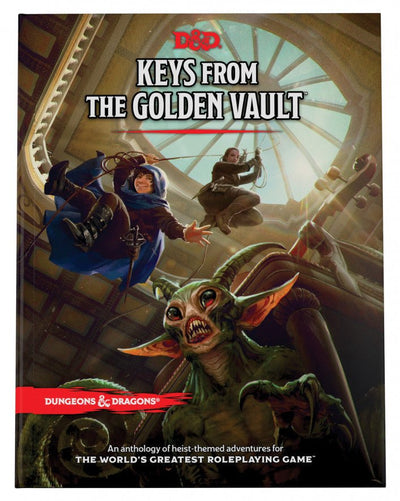 D&D Dungeons & Dragons Keys From the Golden Vault Hardcover - 9780786968961 - Dungeons and Dragons - The Little Lost Bookshop