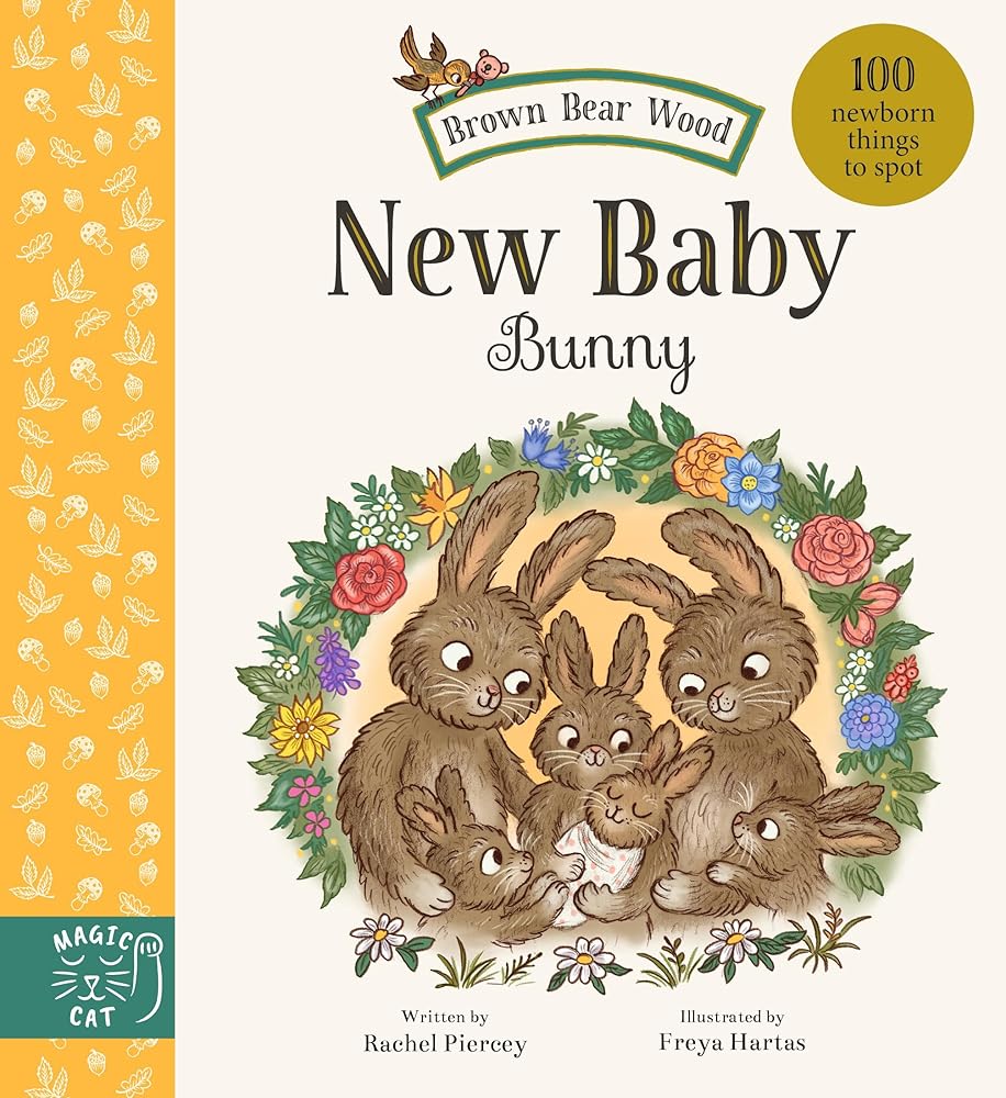 BROWN BEAR WOOD: NEW BABY BUNNY cover image
