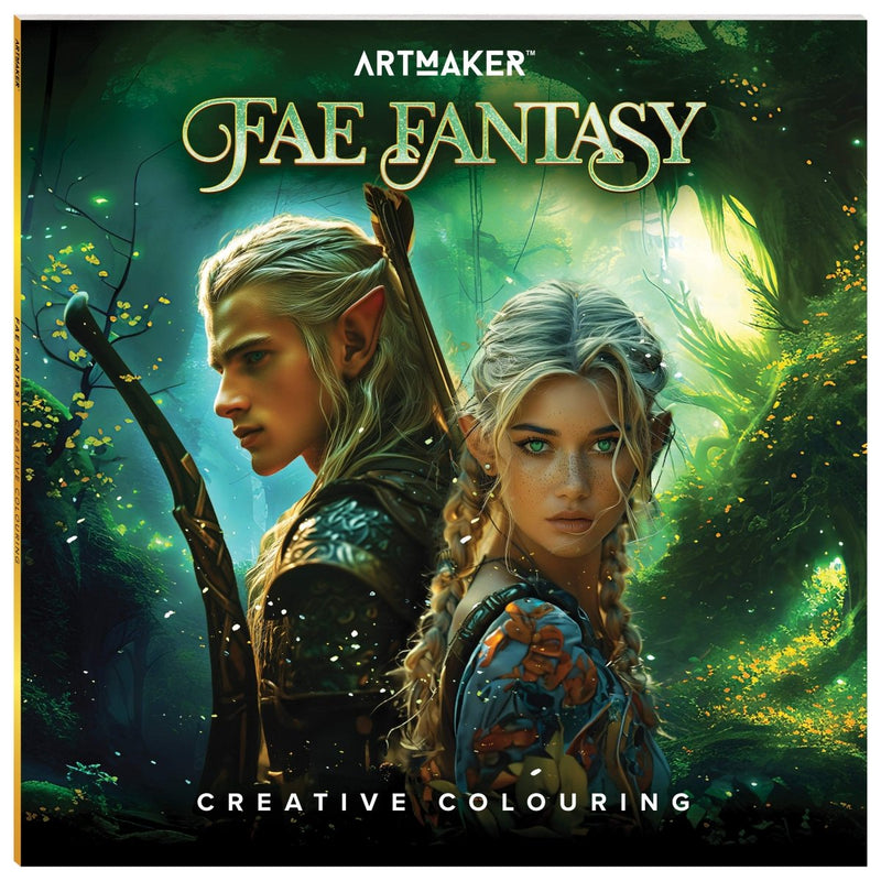 Art Maker Creative Colouring Fae Fantasy - 9781488962158 - book - Artmaker - The Little Lost Bookshop