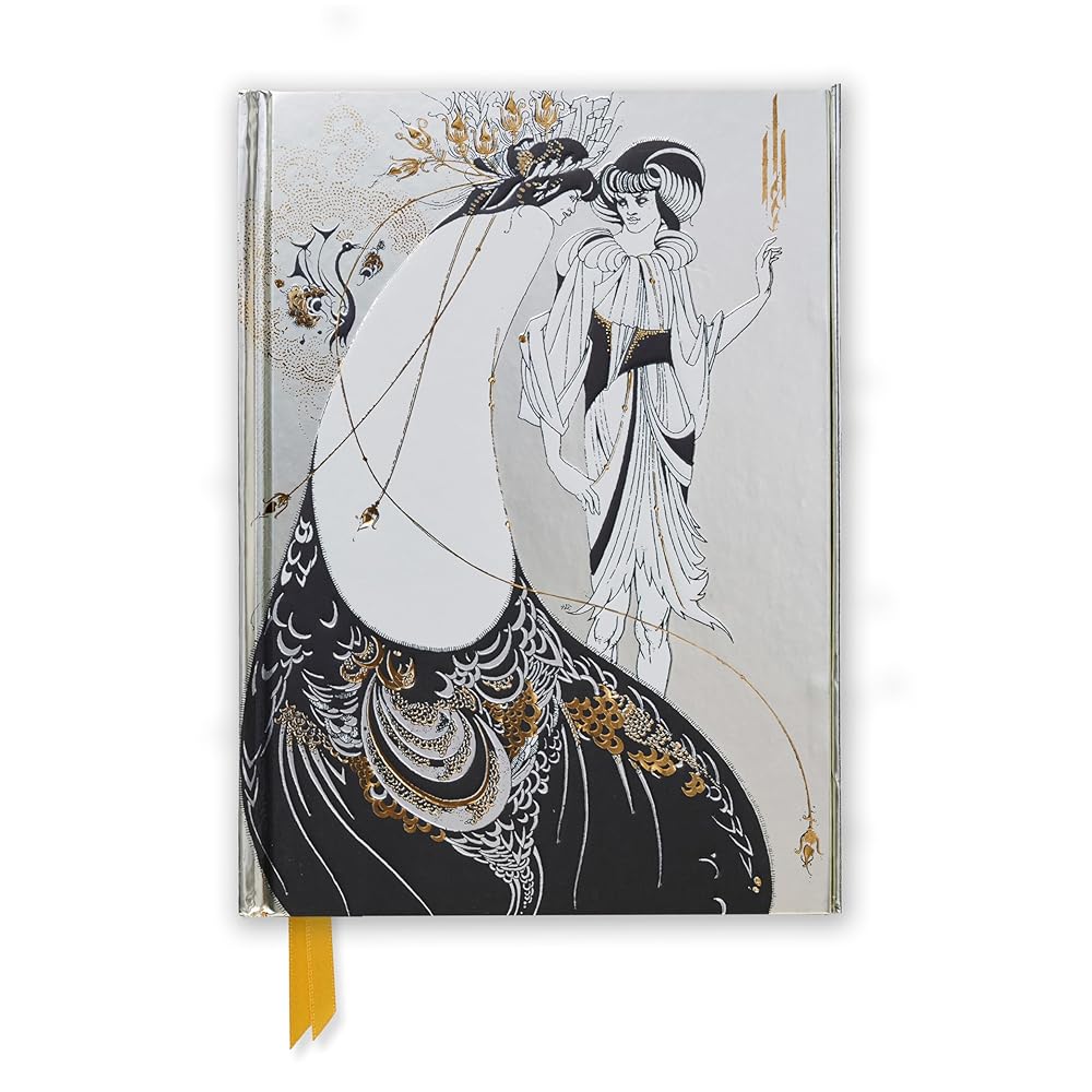 Aubrey Beardsley: The Peacock Skirt (Foiled Journal) (Flame Tree Notebooks) - 9781783616695 - Flame Tree Studio - Flame Tree Gift - The Little Lost Bookshop
