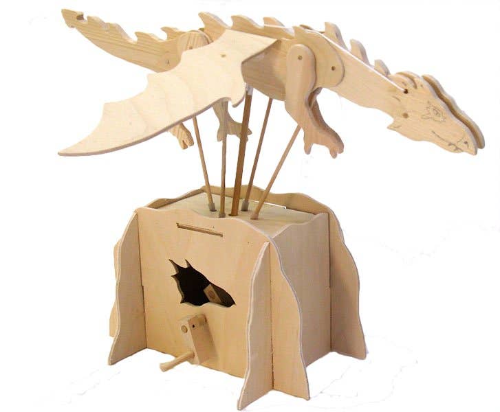 Automaton Dragon Wooden Kit - 6714 - Science and Nature - The Little Lost Bookshop