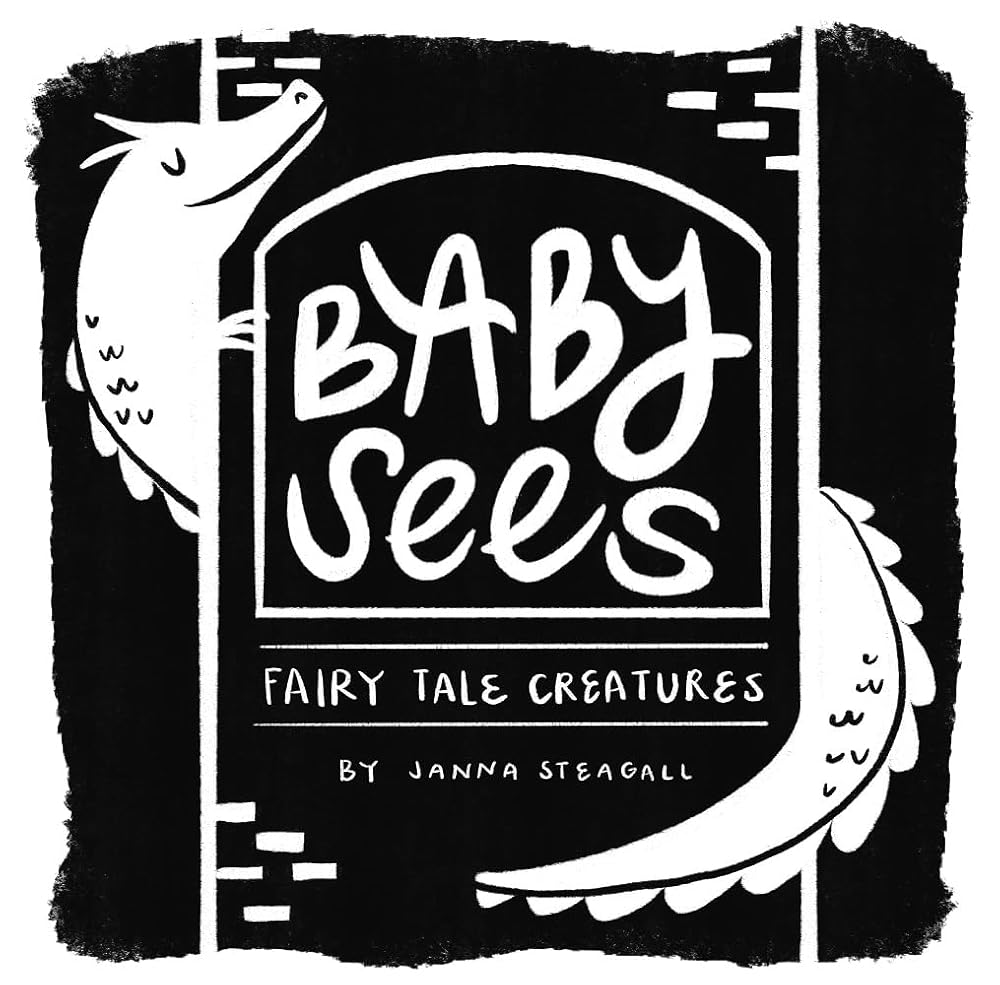 Baby Sees Fairy Tale Creatures: A High - Contrast Board Book for Babies - 9781641708838 - Janna Steagall - Familius - The Little Lost Bookshop