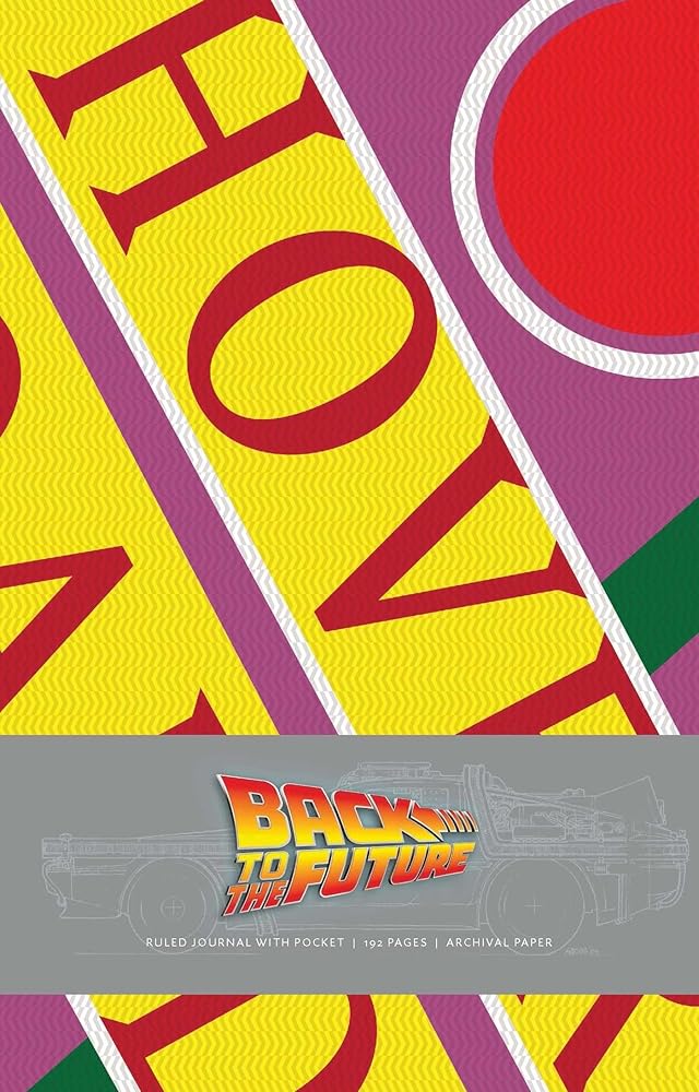 Back to the Future Hardcover Ruled Journal (80's Classics) - 9781608878413 - Insight Editions - Insights - The Little Lost Bookshop