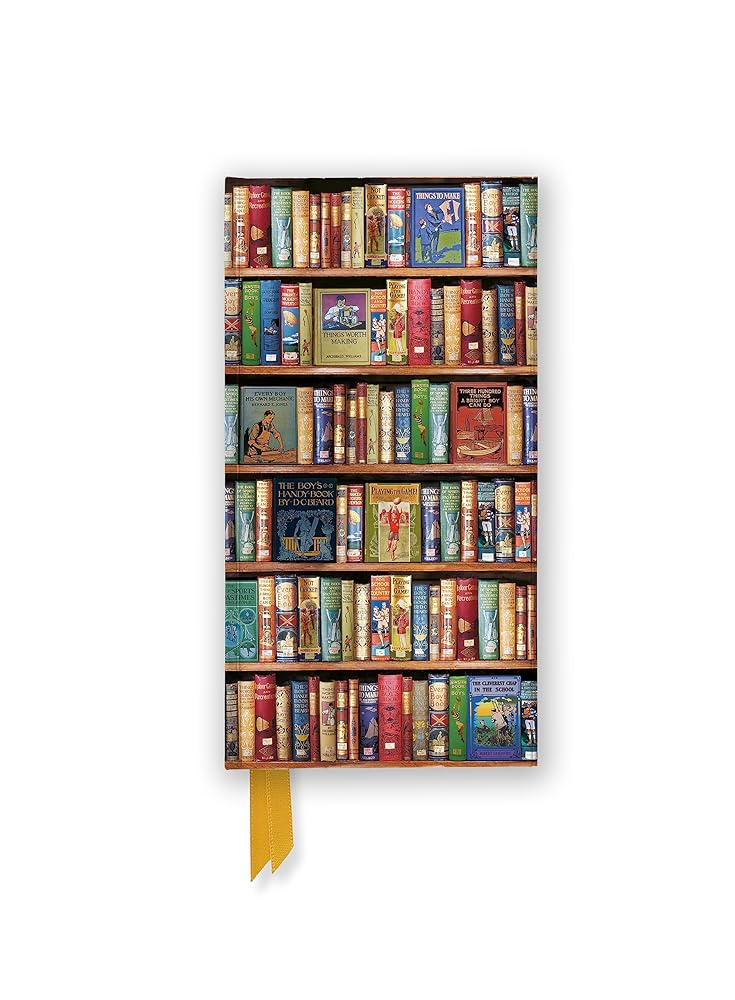 Bodleian Libraries: Hobbies & Pastimes Bookshelves (Foiled Slimline Journal) (Flame Tree Slimline Journals) - 9781804177723 - Flame Tree Studio - Flame Tree Gift - The Little Lost Bookshop