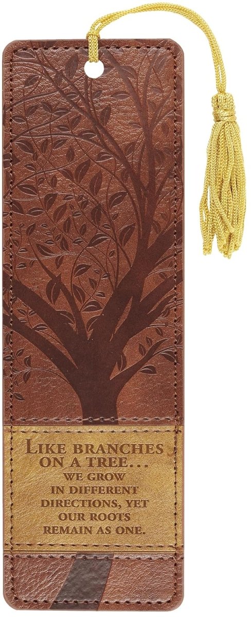 Bookmark: Leather Tree Of Life - 9781441331052 - The Little Lost Bookshop - The Little Lost Bookshop