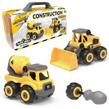 Build - ables - Construction Vehicles 2 in 1 - 9350375011127 - The Little Lost Bookshop - The Little Lost Bookshop