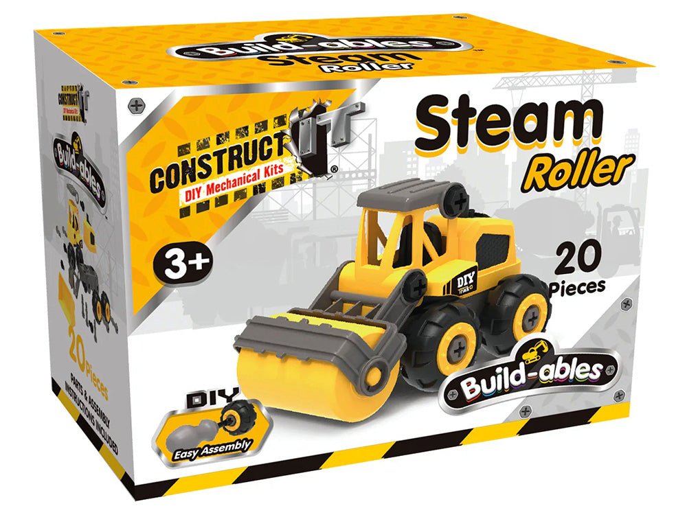 Build - ables Mini Steam Roller - 9350375019949 - The Little Lost Bookshop - The Little Lost Bookshop