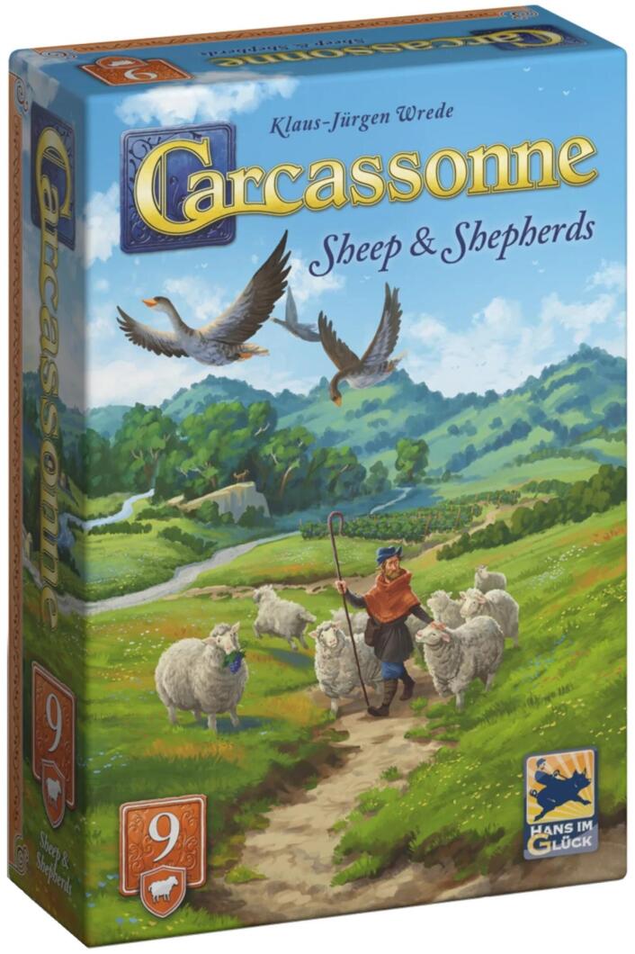 Carcassonne Expansion 9 - Sheep and Shepherds (2025 Redesign) - 3558380131748 - Board Game - Hans im Gluck - The Little Lost Bookshop