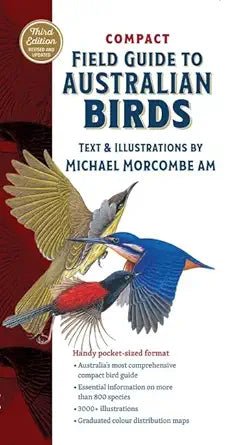 Compact Field Guide to Australian Birds - 9781922800732 - Michael Morcombe - The Little Lost Bookshop - The Little Lost Bookshop