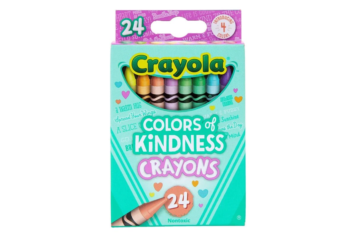 Crayola Colours of Kindness Crayons (24 Pack) - 071662301163 - Jedko Games - The Little Lost Bookshop