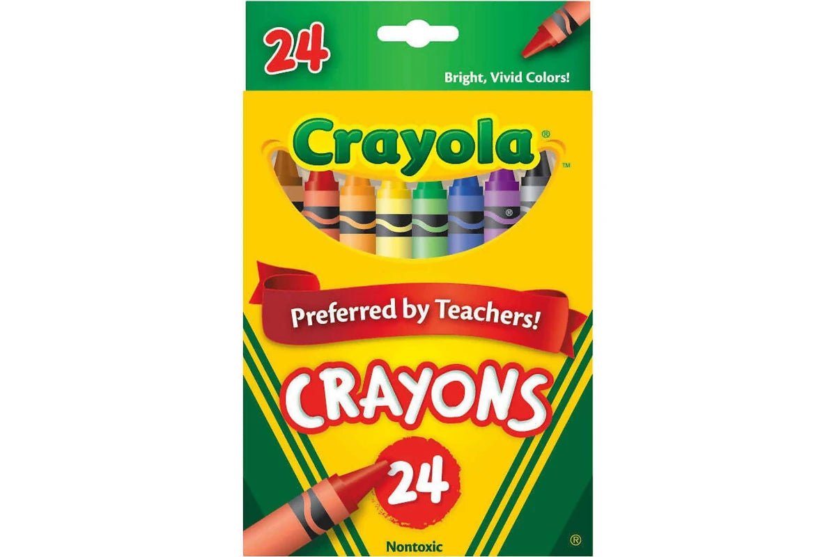 Crayola Crayon Tuck Box (24 Pack) - 071662000240 - Jedko Games - The Little Lost Bookshop