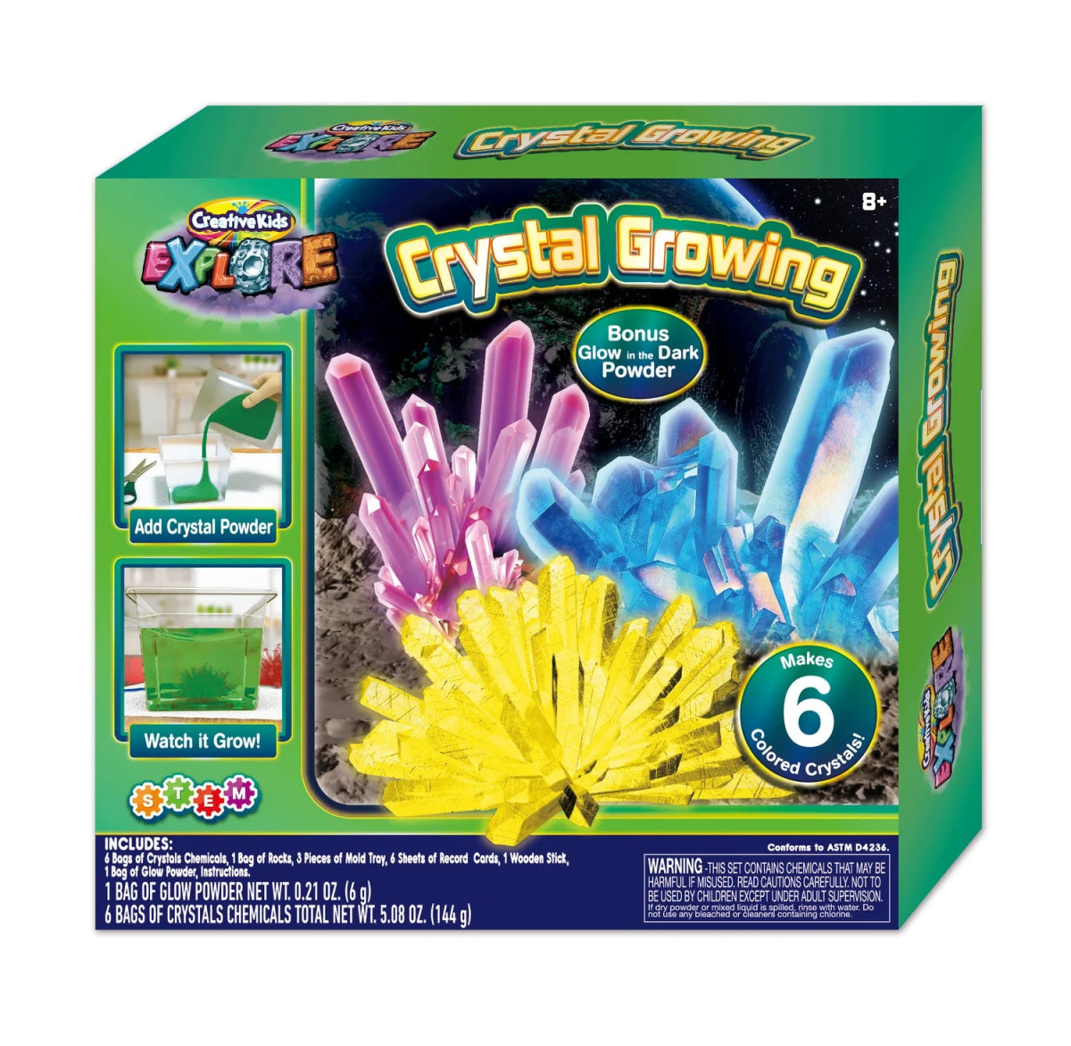 Crystal Growing Kit - 653899632038 - Jedko Games - The Little Lost Bookshop
