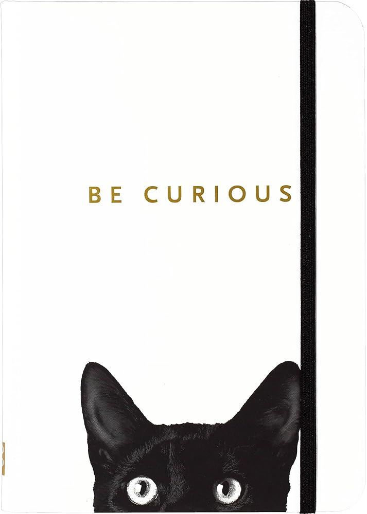 Curious Cat Journal (Diary, Notebook) - 9781441328304 - Peter Pauper Press - Peter Pauper Press - The Little Lost Bookshop
