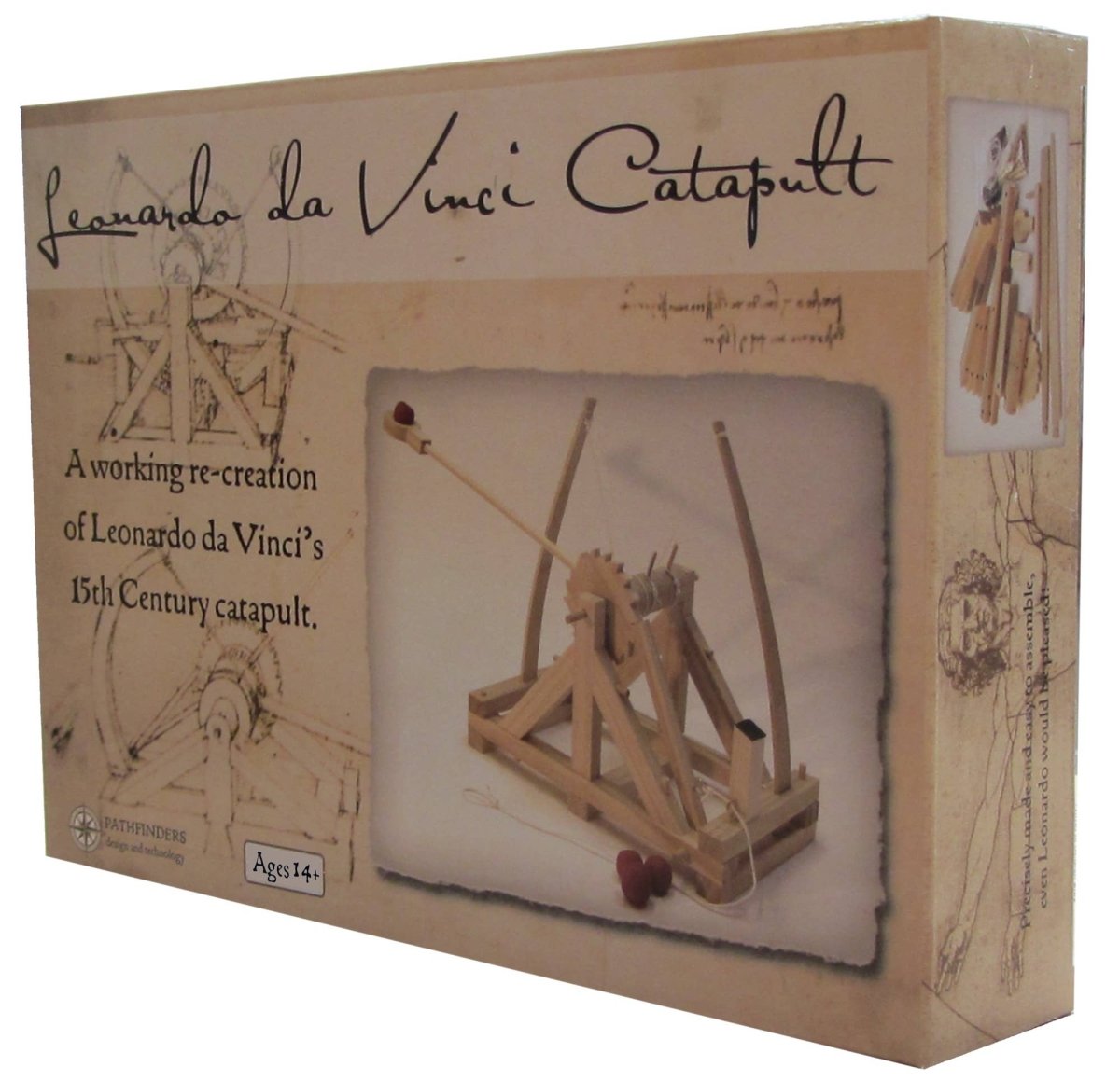 Da Vinci Catapult Wooden Kit - 6703 - Science and Nature - The Little Lost Bookshop