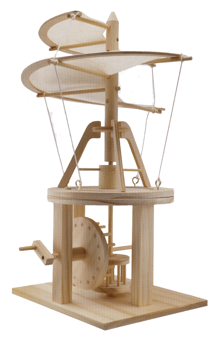 Da Vinci Helicopter Wooden Kit - 6705 - Science and Nature - The Little Lost Bookshop