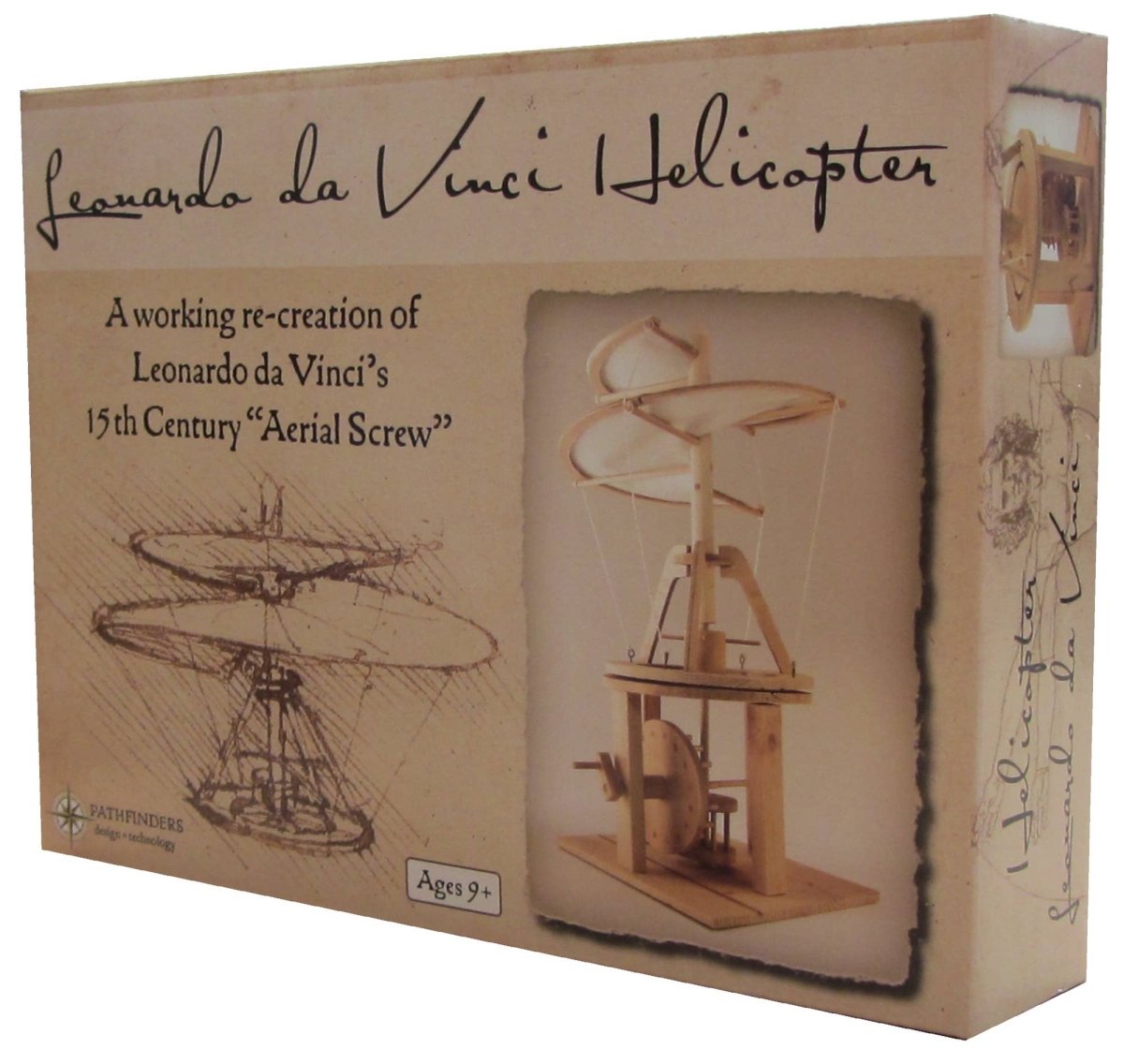 Da Vinci Helicopter Wooden Kit - 6705 - Science and Nature - The Little Lost Bookshop
