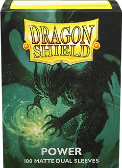 Dragon Shield: Sleeves Matte Dual (Power) - 5706569150631 - Dragon Shield - The Little Lost Bookshop