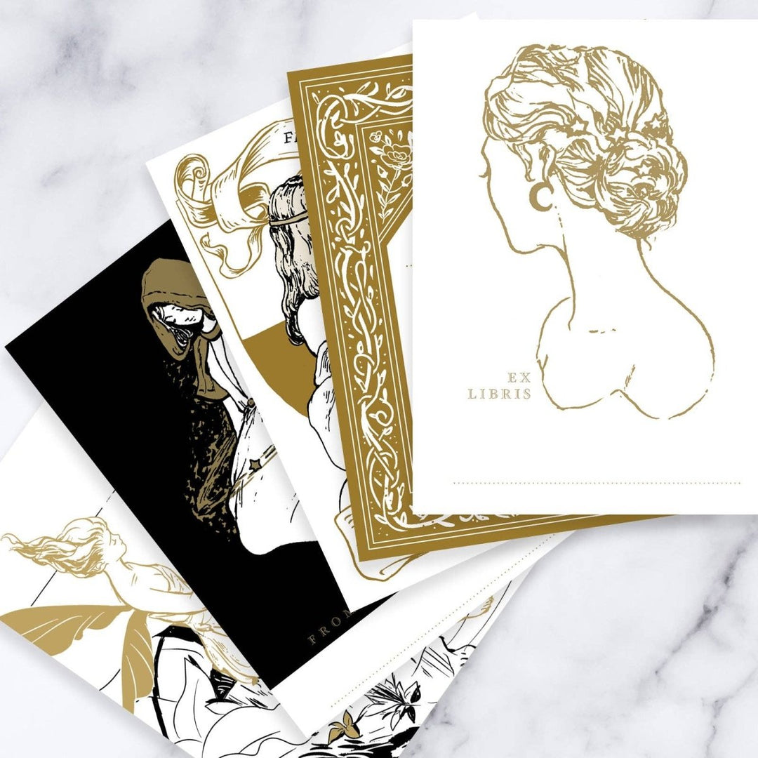 Enchanted Mix Pack Bookplates - 10 pack - 712221236754 - Bookplate - Fleur & Fable - The Little Lost Bookshop