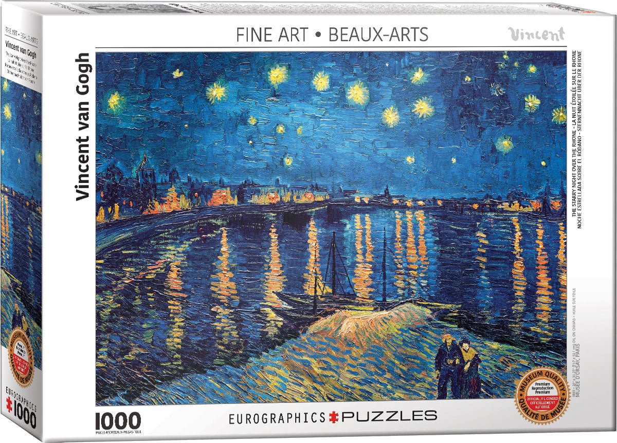 Eurographics Puzzles Vincent Van Gogh Over The Rhone - 628136657082 - The Little Lost Bookshop - The Little Lost Bookshop
