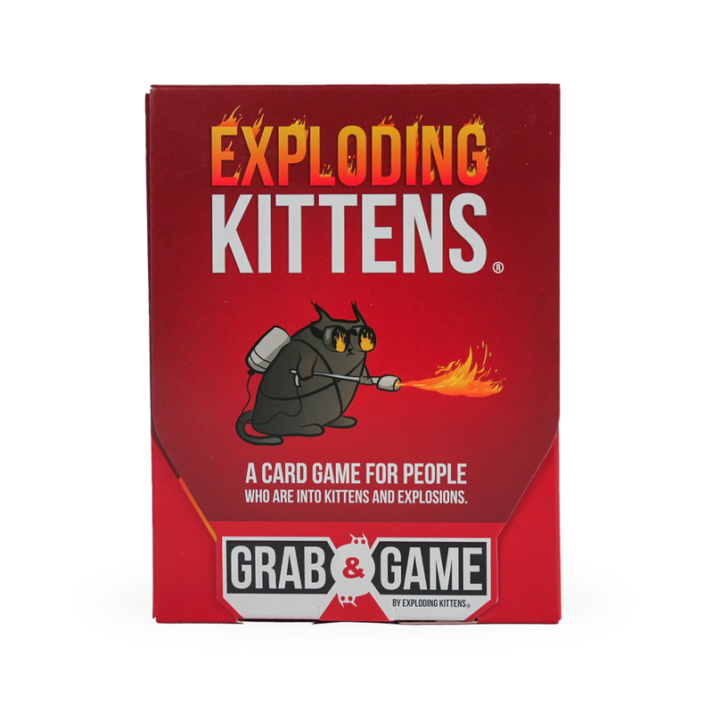 Exploding Kittens (Grab & Game) - 810083045931 - Exploding Kittens - The Little Lost Bookshop