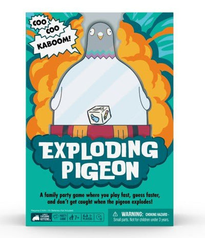 Exploding Pigeon - 810171410160 - Game - Exploding Kittens - The Little Lost Bookshop