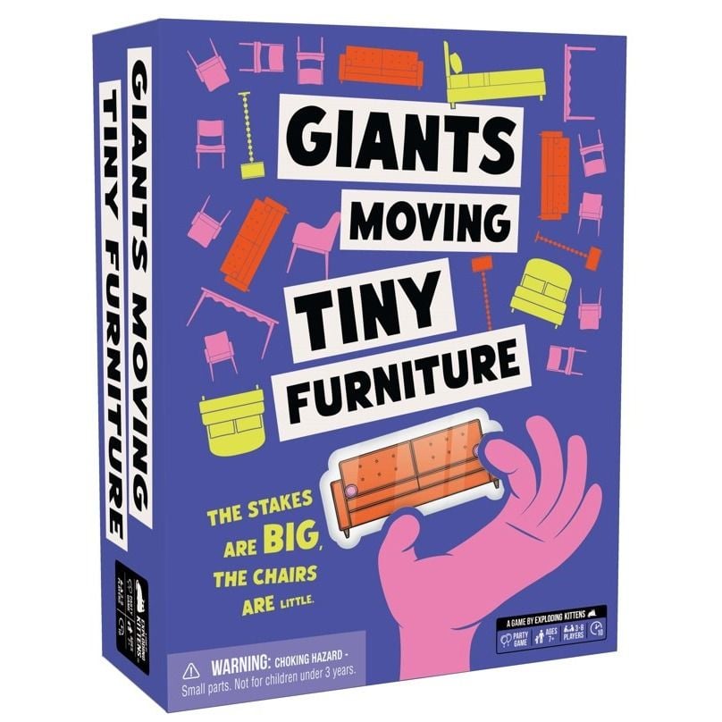 Giants Moving Tiny Furniture Game - 810171410191 - The Little Lost Bookshop - The Little Lost Bookshop