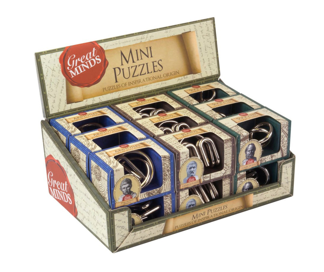 Great Minds Metal Puzzle (Assorted) - 5060506530864 - Jedko Games - The Little Lost Bookshop