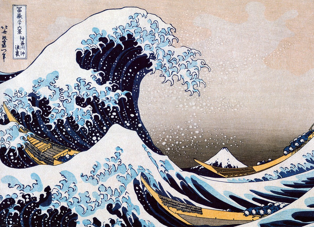 Great Wave of Kanagawa (1000pc) - 628136615457 - Jedko Games - The Little Lost Bookshop