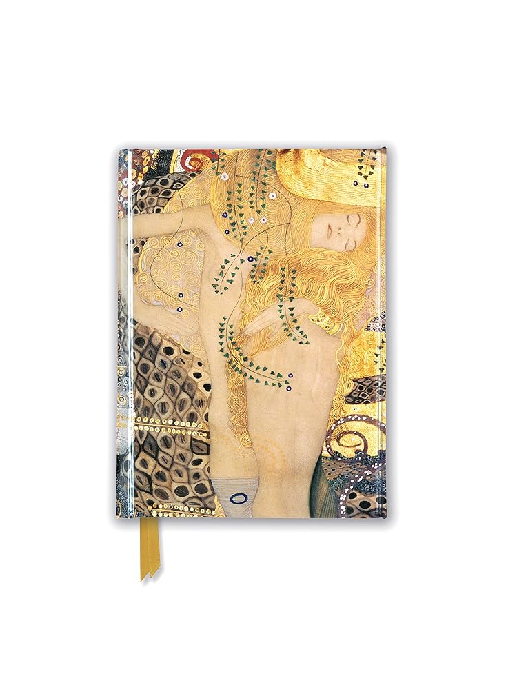 Gustav Klimt: Water Serpents I (Foiled Pocket Journal) (Flame Tree Pocket Books) - 9781787550599 - Flame Tree Studio - Flame Tree Publishing - The Little Lost Bookshop