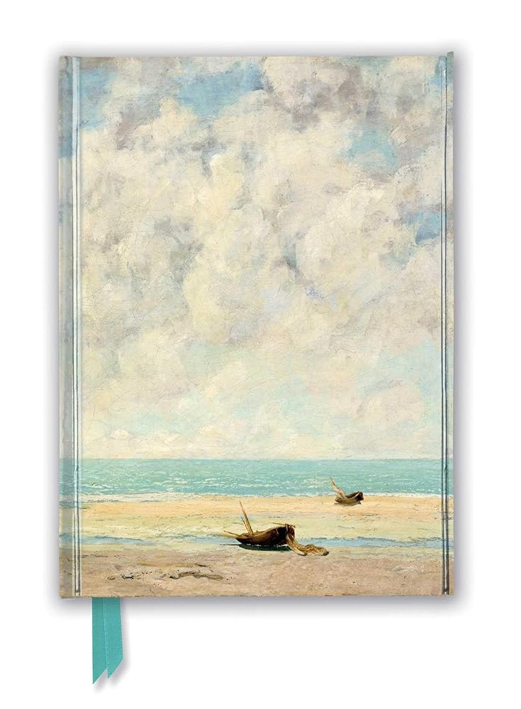 Gustave Courbet: The Calm Sea (Foiled Journal) (Flame Tree Notebooks) - 9781787555501 - Flame Tree Studio - Flame Tree Gift - The Little Lost Bookshop