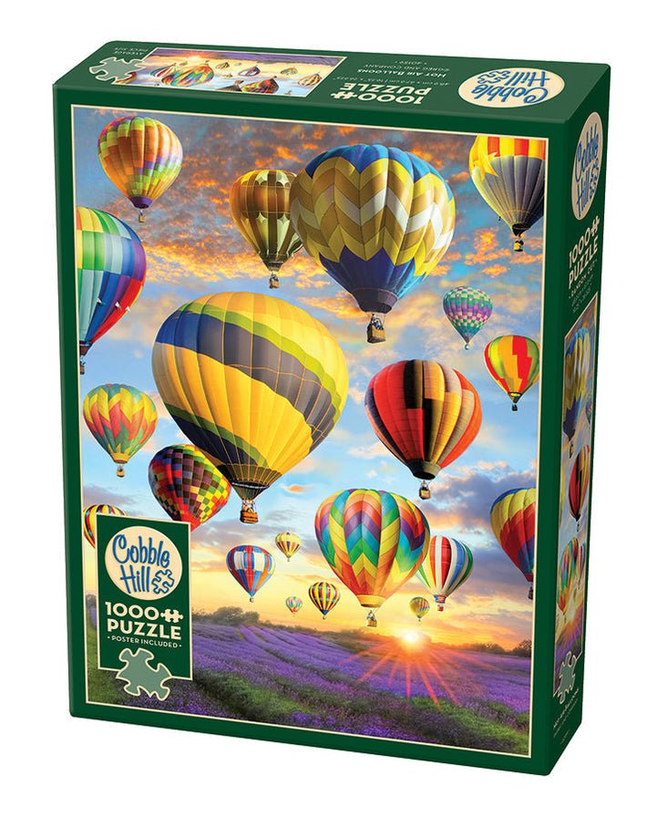 Hot Air Balloons Puzzle (1000pc) - 625012401593 - Puzzle - Cobble Hill - The Little Lost Bookshop