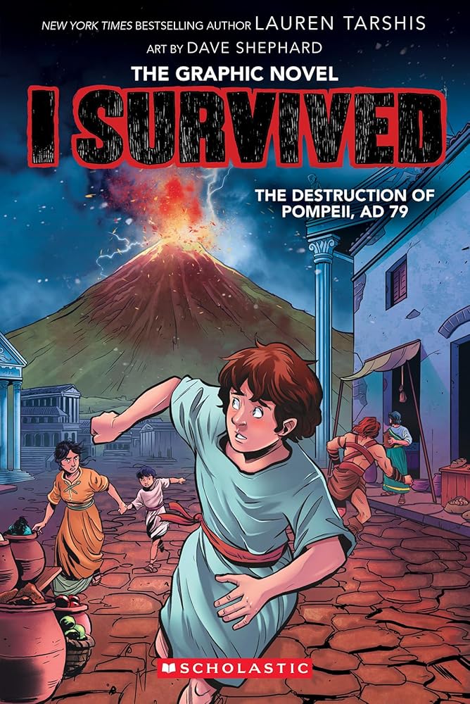 I Survived the Destruction of Pompeii, AD 79 (The Graphic Novel) - 9781761527838 - Lauren Tarshis, David Shephard - Scholastic Inc - The Little Lost Bookshop