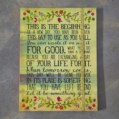 Journal: In the Beginning - JRNL021 - Natural Life - The Little Lost Bookshop