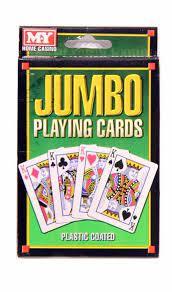 Jumbo Playing Cards - 9319374009023 - Board Games - The Little Lost Bookshop