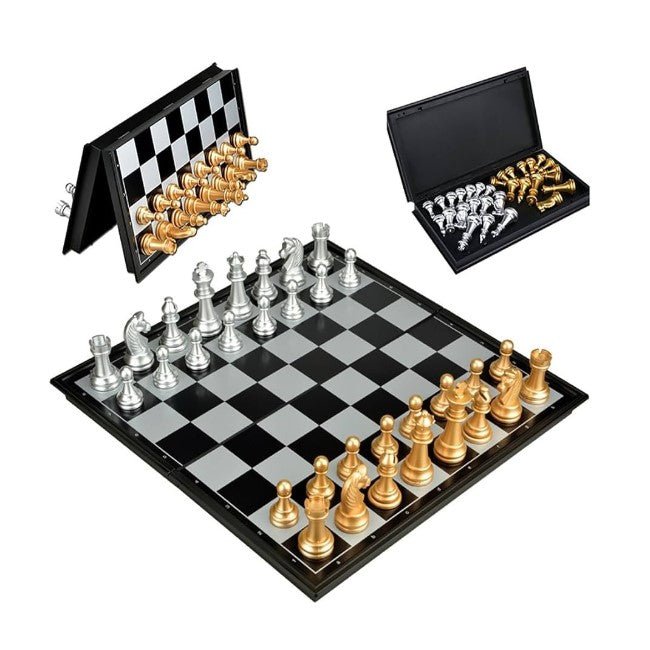 Launch Magnetic Folding 14cm Chess Set - 028672741380 - The Little Lost Bookshop - The Little Lost Bookshop