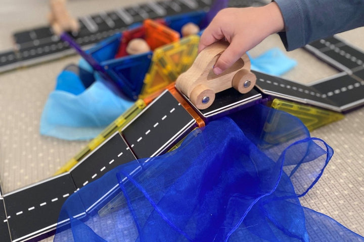 Learn & Grow Magnetic Tile Topper - Road Pack (40 Piece) - LAGT - TOPPER - ROAD - PACK - Learn and Grow Toys - The Little Lost Bookshop