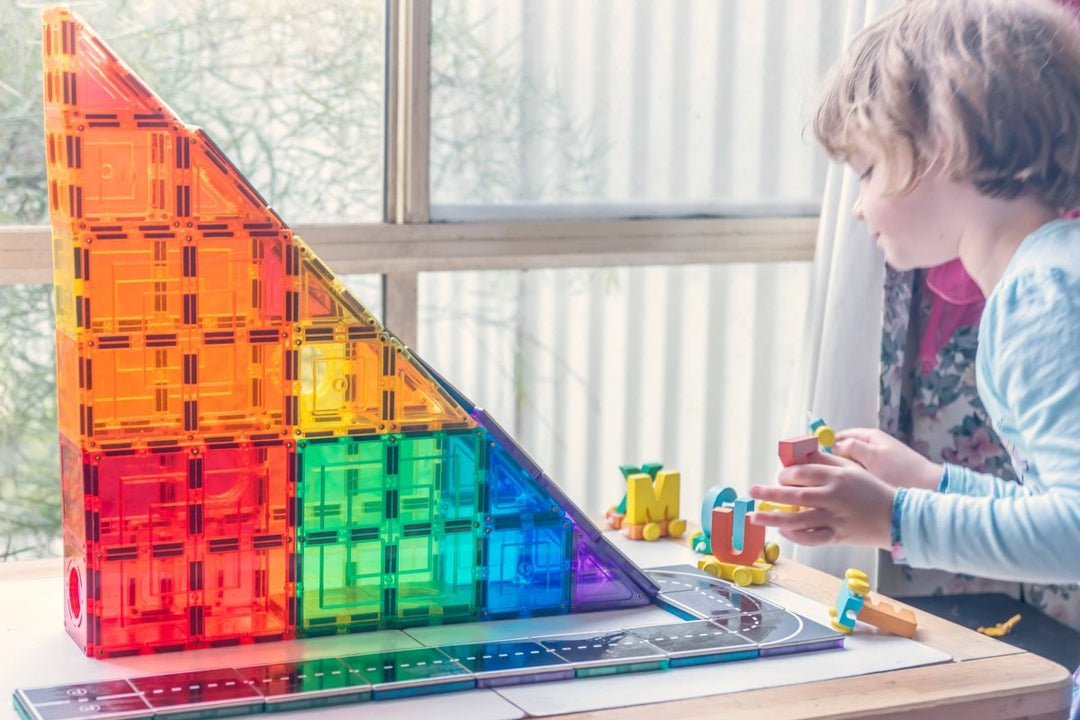 Learn & Grow Magnetic Tile Topper - Road Pack (40 Piece) - LAGT - TOPPER - ROAD - PACK - Learn and Grow Toys - The Little Lost Bookshop