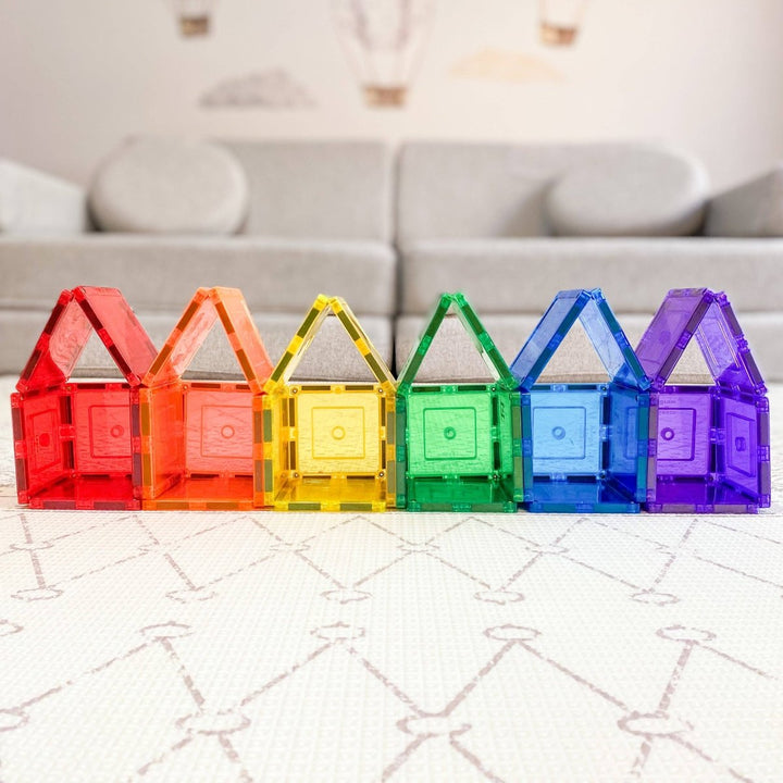 Learn & Grow Magnetic Tiles - Small Square Pack (36 piece) - LAGT_36PC_SML_SQ_PACK - Learn and Grow Toys - The Little Lost Bookshop