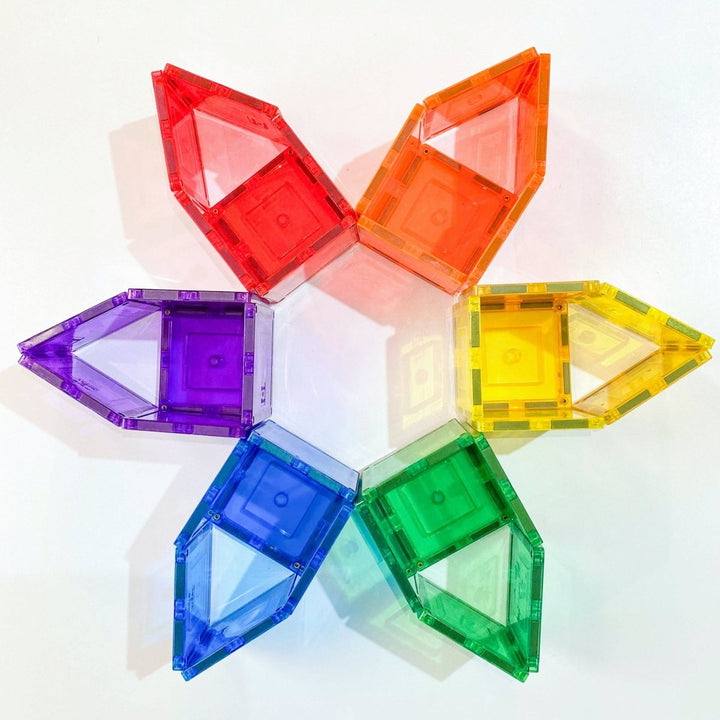 Learn & Grow Magnetic Tiles - Small Square Pack (36 piece) - LAGT_36PC_SML_SQ_PACK - Learn and Grow Toys - The Little Lost Bookshop